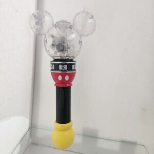 Disney Store Mickey Mouse Light up Bubble Wand Tested works